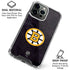 NHL Boston Bruins Distressed iPhone 16 Pro Max Clear Case
